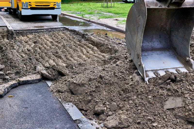 Aggregate Driveway Repair detail
